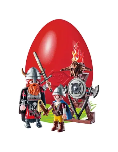 Playmobil vikingos con escudo