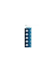 Pack de 5 Pilas de Botón Philips CR2032P5/01B Lithium/ 3V