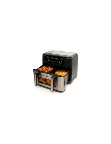 Freidora por Aire Airfryer / Sin Aceite Grunkel Dualflexifryer/ 2800W/ Capacidad 10L