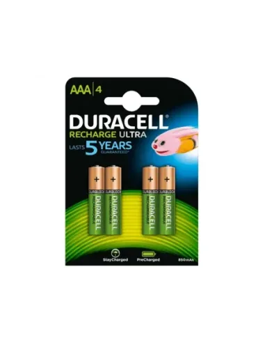 Duracell Pila Recargable HR03 AAA 900mAh Blister*4