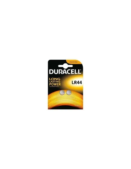 Pack de 2 Pilas de Botón Duracell LR44/ 1.5V/ Alcalinas