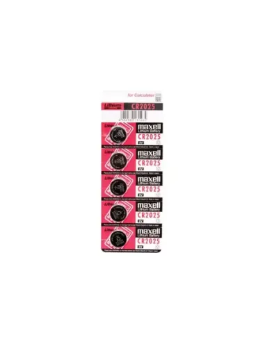 Maxell  Pila Botón Litio CR2025 3V Blister*5