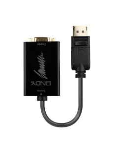 Lindy 41006 adaptador de cable de vídeo 0,15 m VGA (D-Sub) DisplayPort Negro 2
