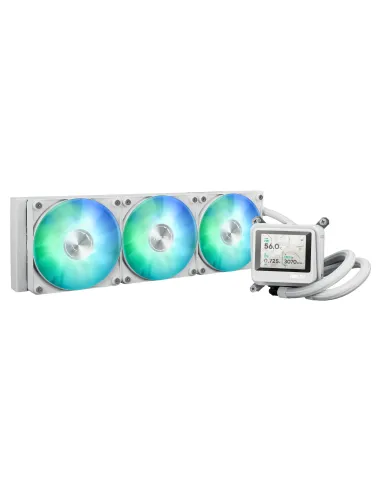 ASUS MAX Gaming LC 360 ARGB LCD White Edition Procesador Sistema de refrigeración líquida todo en uno 12 cm Blanco