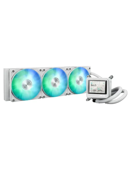 ASUS MAX Gaming LC 360 ARGB LCD White Edition Procesador Sistema de refrigeración líquida todo en uno 12 cm Blanco