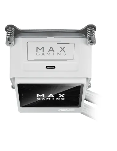 ASUS MAX Gaming LC 360 ARGB LCD White Edition Procesador Sistema de refrigeración líquida todo en uno 12 cm Blanco