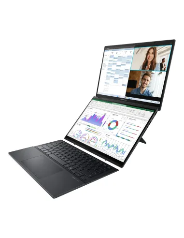 ASUS Zenbook Duo OLED UX8406CA-QL336W - Ordenador Portátil 14" WUXGA (Intel Core Ultra 7 255H, 32GB RAM, 1TB SSD, Arc 140T,