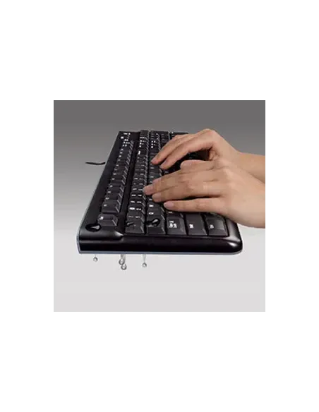 Logitech Keyboard K120 for Business teclado Universal USB AZERTY Francés Negro