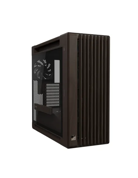 ASUS ProArt PA602 Wood Edition Retro Brown - Tempered Glass Panel Midi Tower Marrón
