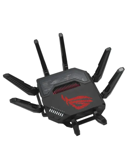 ASUS ROG Rapture GT-BE98 router inalámbrico 10 Gigabit Ethernet Quad-band (2.4 GHz   5 GHz-1   5 GHz-2   6 GHz) Negro