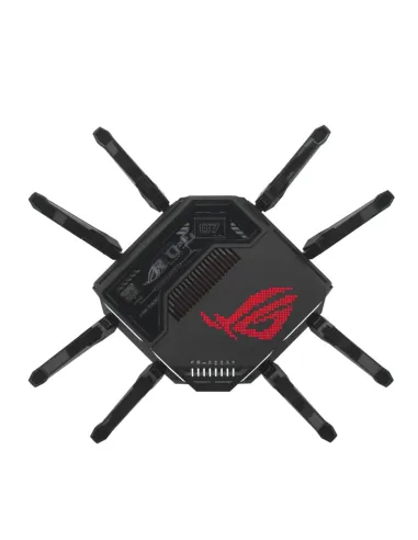 ASUS ROG Rapture GT-BE98 router inalámbrico 10 Gigabit Ethernet Quad-band (2.4 GHz   5 GHz-1   5 GHz-2   6 GHz) Negro