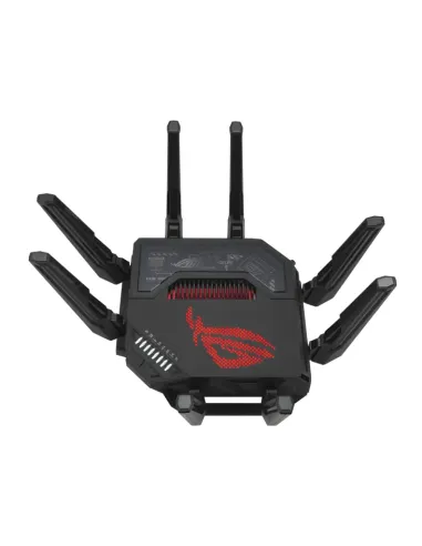 ASUS ROG Rapture GT-BE98 router inalámbrico 10 Gigabit Ethernet Quad-band (2.4 GHz   5 GHz-1   5 GHz-2   6 GHz) Negro