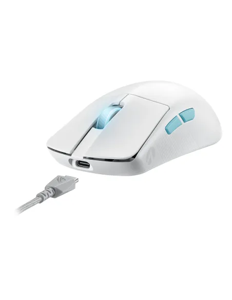 ASUS ROG Harpe Ace Aim Lab Edition ratón Juego Ambidextro RF Wireless + Bluetooth + USB Type-C Opto-mecánica 36000 DPI