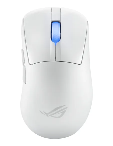 ASUS ROG Keris II Ace Wireless AimPoint White ratón Juego mano derecha RF Wireless + Bluetooth + USB Type-A Óptico 42000 DPI