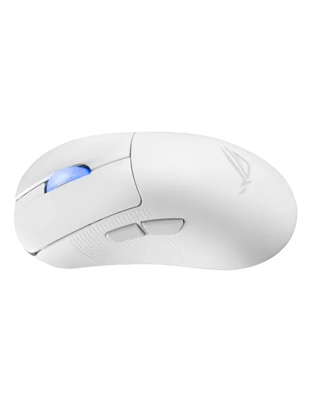 ASUS ROG Keris II Ace Wireless AimPoint White ratón Juego mano derecha RF Wireless + Bluetooth + USB Type-A Óptico 42000 DPI