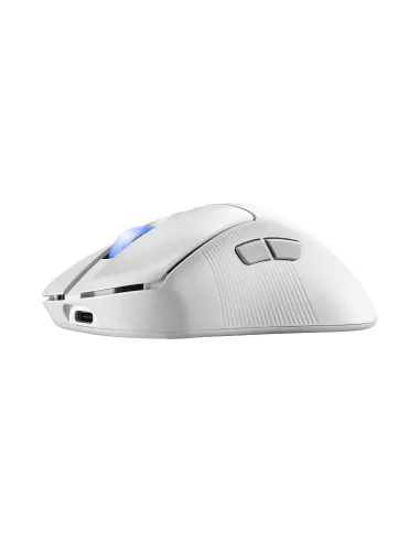 ASUS ROG Keris II Ace Wireless AimPoint White ratón Juego mano derecha RF Wireless + Bluetooth + USB Type-A Óptico 42000 DPI