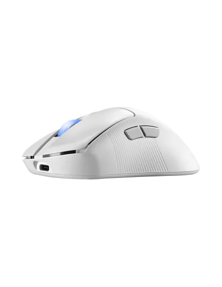 ASUS ROG Keris II Ace Wireless AimPoint White ratón Juego mano derecha RF Wireless + Bluetooth + USB Type-A Óptico 42000 DPI