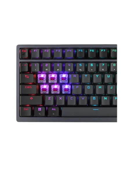 ASUS Azoth teclado Juego USB + RF Wireless + Bluetooth QWERTY Inglés Metálico