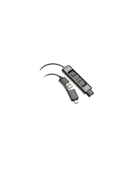 Adaptador QD USB Poly DA85 786C7AA/ QD Macho/ USB Macho - USB Tipo-C Macho