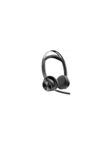 Auriculares Inalámbricos PolyVoyager Focus 2 USB-C-C + Adaptador USB-C/A/ con Micrófono/ Bluetooth/ Negros