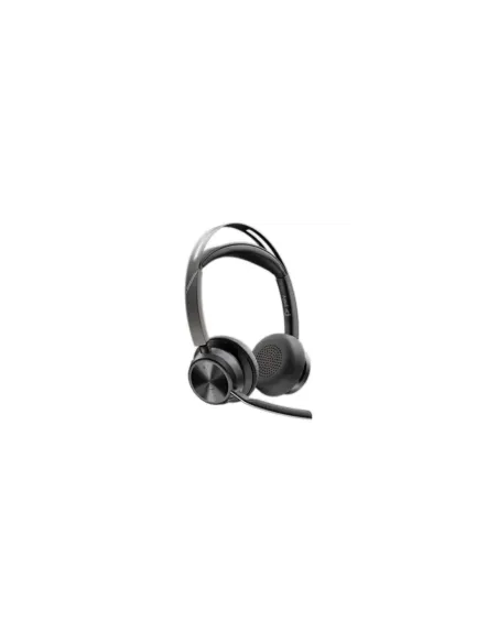 Auriculares Inalámbricos PolyVoyager Focus 2 USB-C-C + Adaptador USB-C/A/ con Micrófono/ Bluetooth/ Negros