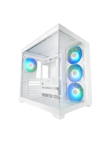 Caja ordenador mars gaming mcv5w atx argb cristal templado blanca