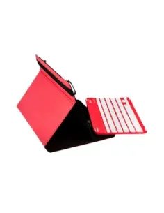 SilverHT Funda Universal Gripcase + Teclado (9'' - 10.1'') - Rojo