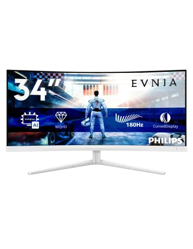 Philips Evnia 5000 34M2C5501A 00 pantalla para PC 86,4 cm (34") 3440 x 1440 Pixeles Wide Quad HD LCD Blanco