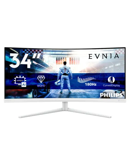 Philips Evnia 5000 34M2C5501A 00 pantalla para PC 86,4 cm (34") 3440 x 1440 Pixeles Wide Quad HD LCD Blanco