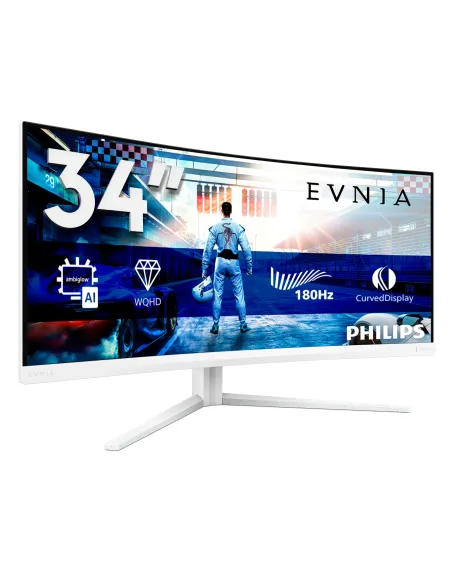 Philips Evnia 5000 34M2C5501A 00 pantalla para PC 86,4 cm (34") 3440 x 1440 Pixeles Wide Quad HD LCD Blanco