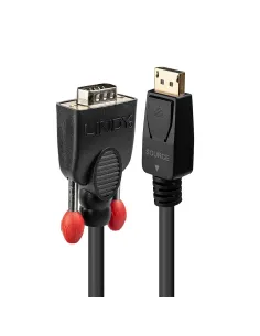 Lindy 41942 adaptador de cable de vídeo 2 m VGA (D-Sub) DisplayPort Negro