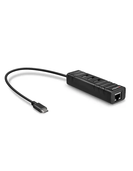 Lindy 43249 hub de interfaz USB 3.2 Gen 1 (3.1 Gen 1) Type-C 5000 Mbit s Negro