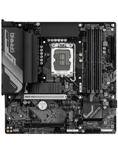 GIGABYTE B760M GAMING X DDR4 GEN5 Placa Base – Compatible con procesadores Intel Core 14ª generación, VRM de 8+1+1 fases, hasta