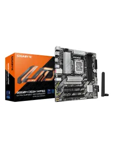 GIGABYTE B860M DS3H WIFI6E Placa base - CPUs Intel Core Ultra, VRM de 5+1+2+1 fases, hasta 9066MHz DDR5, 1xPCIe 5.0 + 1xPCIe