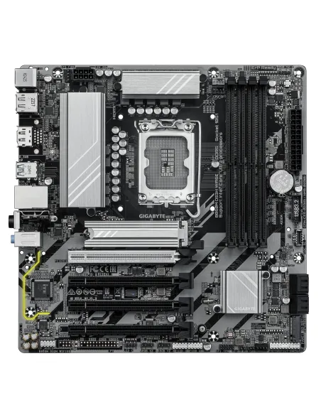 GIGABYTE B860M DS3H WIFI6E Placa base - CPUs Intel Core Ultra, VRM de 5+1+2+1 fases, hasta 9066MHz DDR5, 1xPCIe 5.0 + 1xPCIe