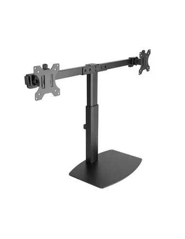 TooQ Soporte de mesa para 2 pantallas (monitor / plasma / LCD / LED) 17"-27"