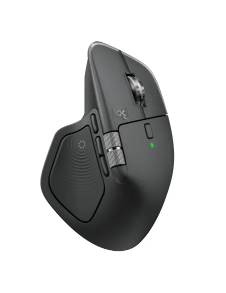 Logitech MX Master 4, ratón inalámbrico ergonómico con respuesta háptica avanzada, desplazamiento ultrarrápido, carga USB-C,