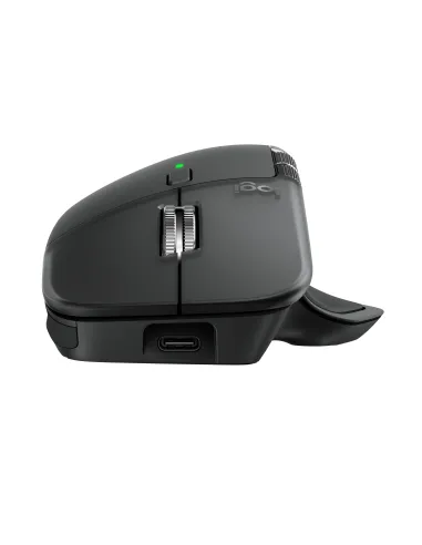 Logitech MX Master 4, ratón inalámbrico ergonómico con respuesta háptica avanzada, desplazamiento ultrarrápido, carga USB-C,