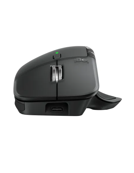 Logitech MX Master 4, ratón inalámbrico ergonómico con respuesta háptica avanzada, desplazamiento ultrarrápido, carga USB-C,
