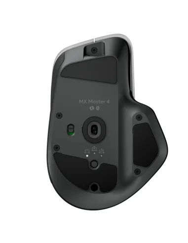 Logitech MX Master 4, ratón inalámbrico ergonómico con respuesta háptica avanzada, desplazamiento ultrarrápido, carga USB-C,