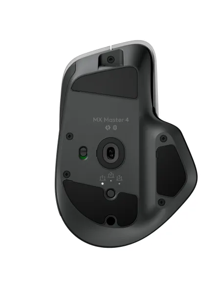 Logitech MX Master 4, ratón inalámbrico ergonómico con respuesta háptica avanzada, desplazamiento ultrarrápido, carga USB-C,