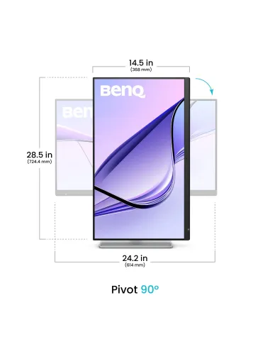 BenQ MA270S pantalla para PC 68,6 cm (27") 5120 x 2880 Pixeles 5K Ultra HD LED Blanco