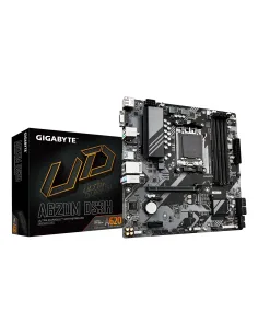 GIGABYTE A620M DS3H Placa base - Soporta CPUs AMD Ryzen 8000, VRM digital de 5+2+2 fases, hasta 7600MHz DDR5 (OC), 1xPCIe 4.0