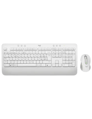 Logitech 920-011026 teclado Ratón incluido Oficina Bluetooth QWERTY Español Blanco