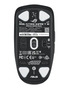 ASUS ROG Strix Impact III Wireless ratón Juego Ambidextro RF Wireless + Bluetooth Óptico 36000 DPI 2
