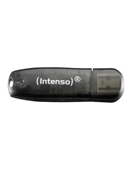Memoria usb 2.0 intenso rainbow 16gb negro