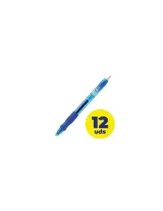 Caja de Bolígrafos de Tinta de Gel Bic Gelocity 526274/ 12 unidades/ Azules
