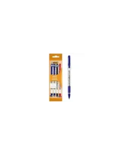 Bolígrafos de Tinta de Gel Retráctil Bic Gelocity Stic 992599/ 4 unidades/ Surtidos
