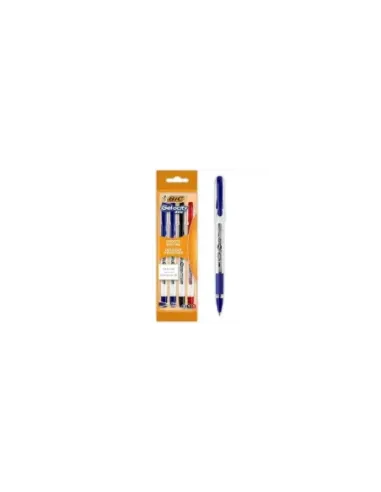 Bolígrafos de Tinta de Gel Retráctil Bic Gelocity Stic 992599/ 4 unidades/ Surtidos
