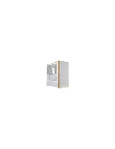 Caja ordenador gaming lian li lancool 217 atx cristal templado madera blanca